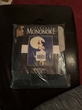 Studio Ghibli Princess Mononoke San & Moon Woven Blanket Tapestry 48x60